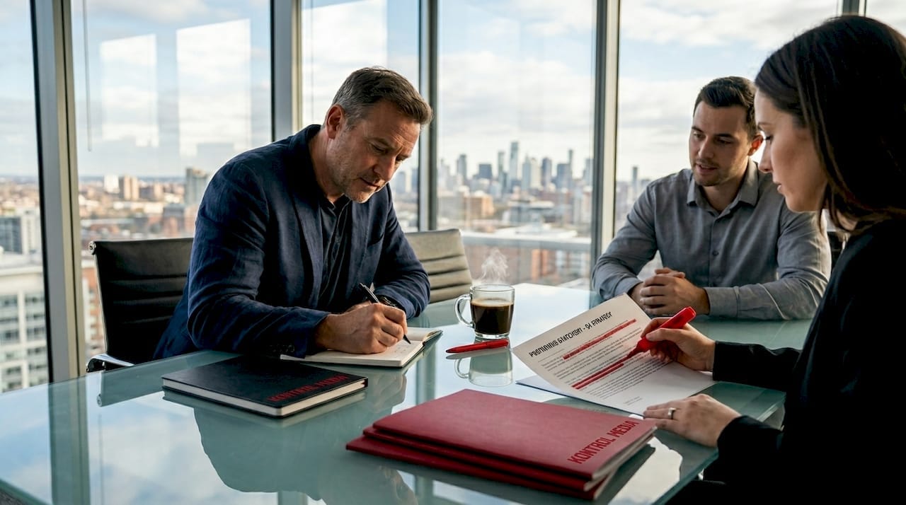 Marketing team discusses brand strategy ideas