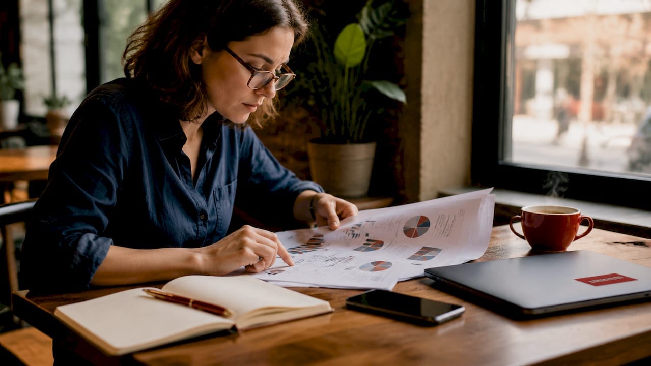 Analyst reviewing retail media incrementality reports