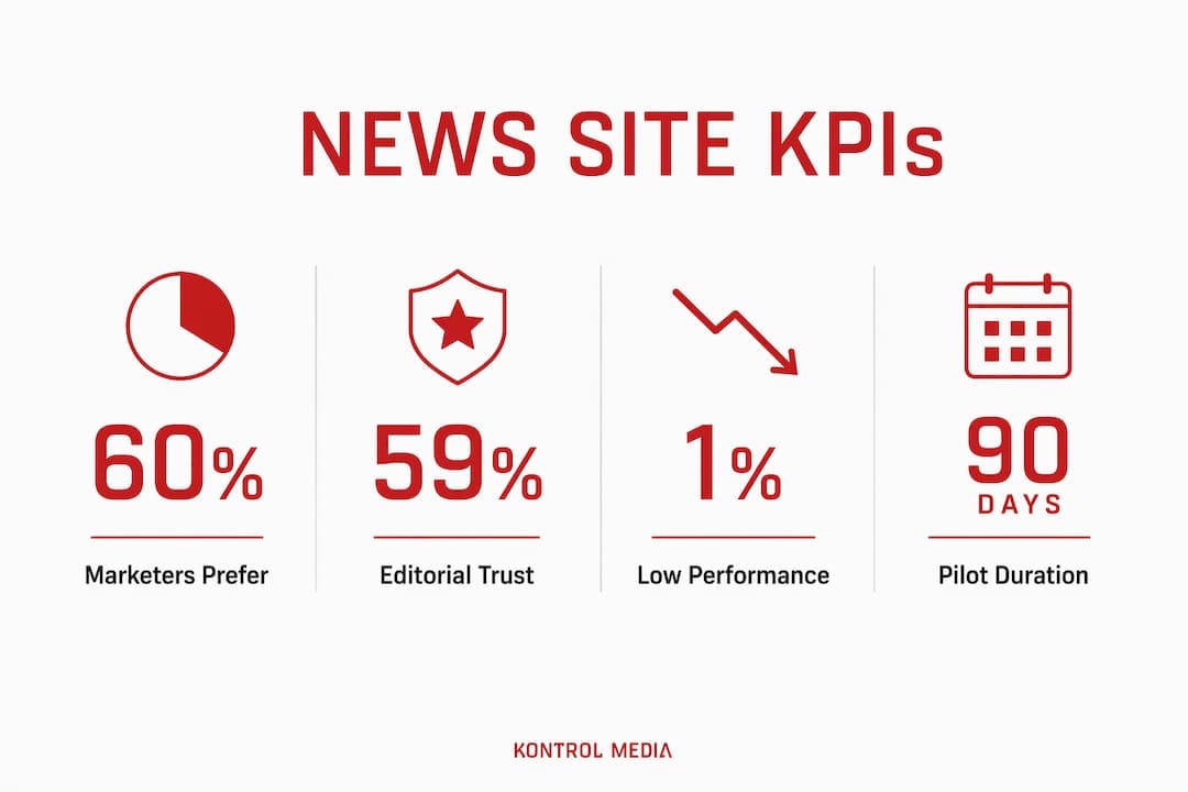 Infographic displaying key marketing measurement statistics