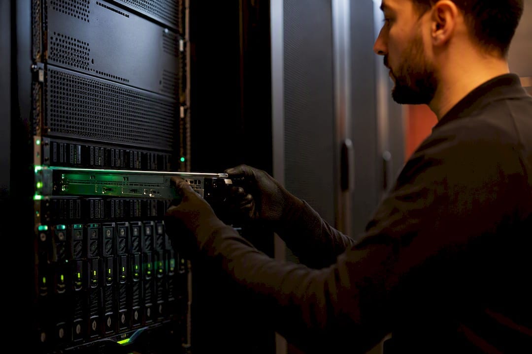 Hands securing data token in server for privacy