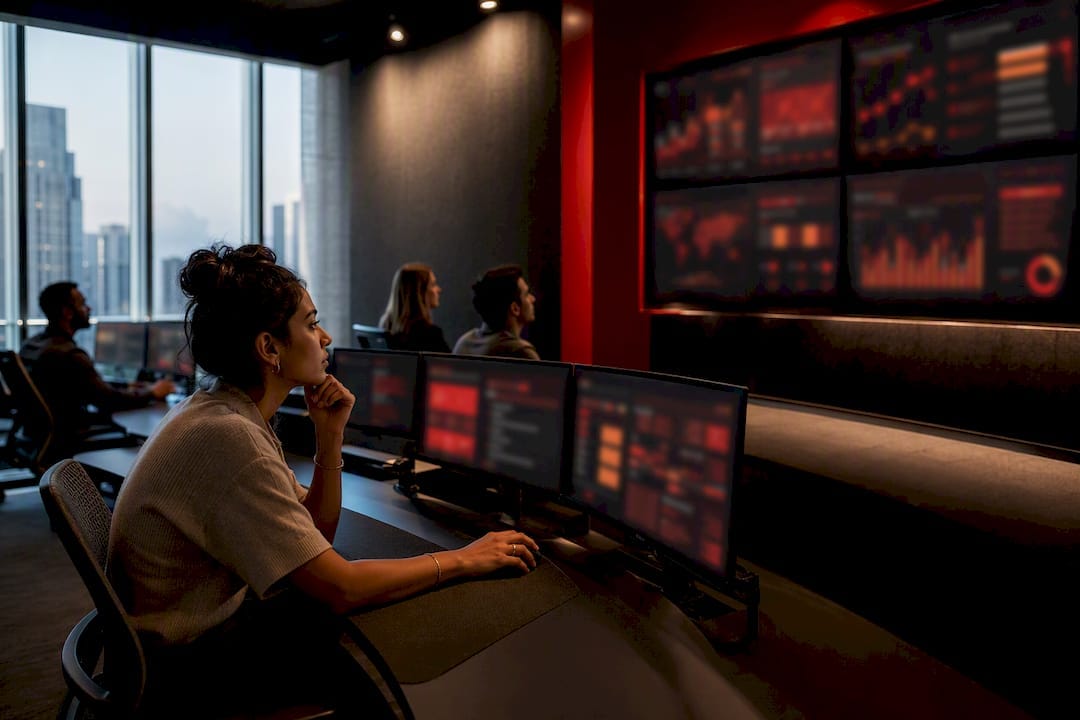 Retail media team coordinating campaign systems