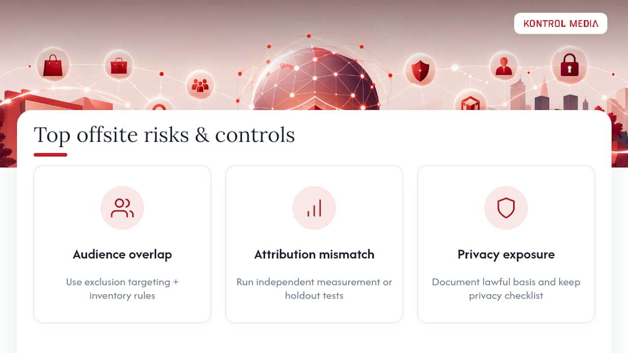 Three offsite media risks and controls