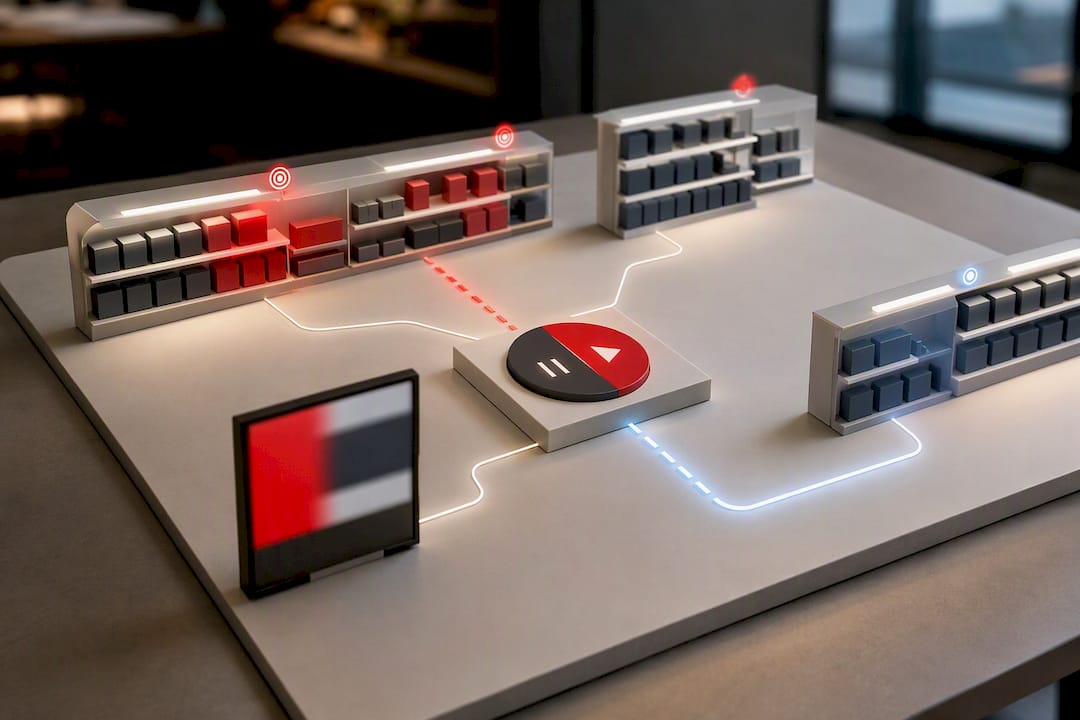 Inventory sensors redirecting retail media placements