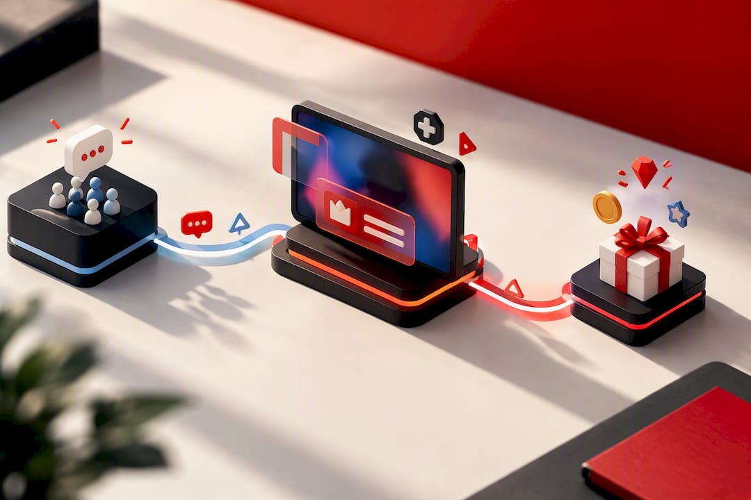 Livestream chat triggers connected to viewer rewards