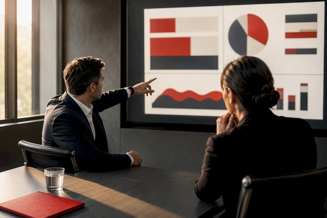 Marketing leaders reviewing partnership impact results