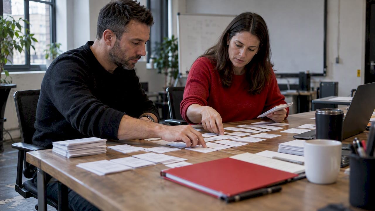 Team triaging merged customer accounts