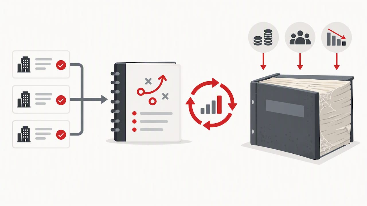 Closed deals informing quarterly playbook updates