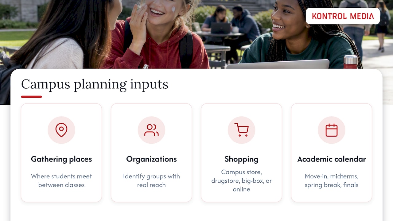 Four inputs for planning campus marketing