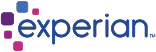 Experian company logo with colorful square icons and blue typography.